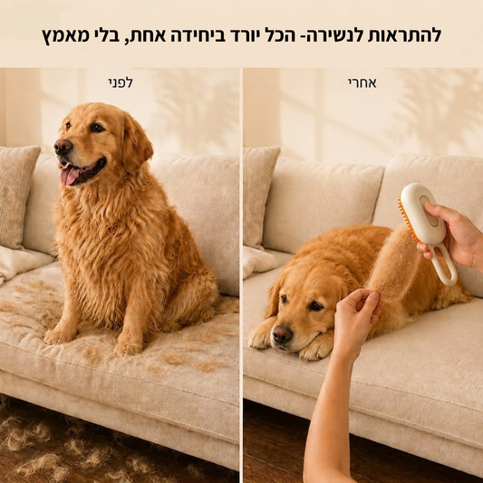 ™CloudComb- מברשת אדים חכמה לטיפול בנשירה