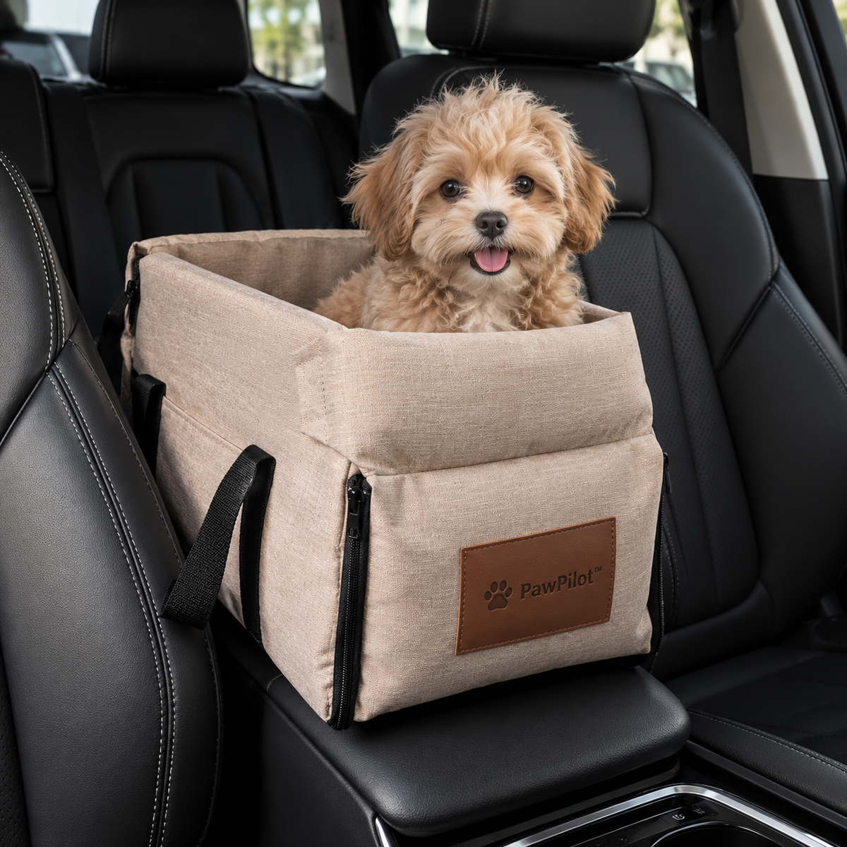 ™PawPilot- מושב בוסטר יוקרתי לרכב