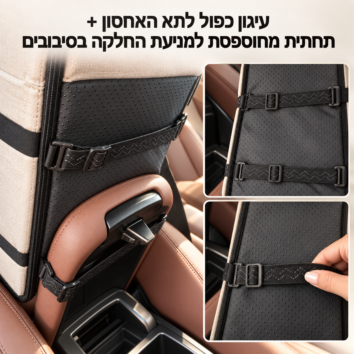 ™PawPilot- מושב בוסטר יוקרתי לרכב